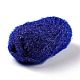 ポリエステルかぎ針編みの糸  きらめくスクラブ糸  食器洗い用  布巾  編み物を飾る工芸品  ブルー  10~13x0.5mm  218.72ヤード（200m）/ロール OCOR-G009-01D-2