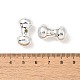Perles en plastique ccb avec placage UV&nbsp;FIND-Z066-01B-3