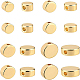 BENECREAT 80Pcs 4 Style 14K Gold Plated Brass Spacer Beads KK-BC0007-85-1