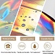 Benecreat Tela de cuero sintético holográfico DIY-WH0387-04-4
