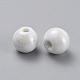 Perles en porcelaine manuelles PORC-D001-14mm-04-2