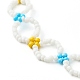 Runde Rocailles Perlenkette aus Glas für Teenager-Mädchen Frauen NJEW-TA00009-4