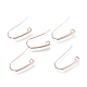 304 Stainless Steel Earring Hooks STAS-K211-02RG-1