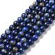 Chapelets de perles en lapis-lazuli naturel G-J396-8mm-1