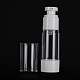 詰め替え可能なプラスチック発泡石鹸ディスペンサー  シャワー用ポンプ付き  液体石鹸  ホワイト  11.9x3.3cm  容量：30ml（1.01fl.oz） MRMJ-F015-02B-2