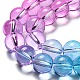 Dyed & Heated Synthetic Quartz Beads Strands G-P502-01C-02-4