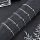 ARRICRAFT 304 Stainless Steel Snake Chain Bracelets BJEW-AR0001-03P-5