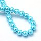 Perlas de perlas de vidrio pintado para hornear HY-Q003-5mm-48-4