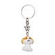 Porte-clés pendentif chien en résine KEYC-JKC00564-02-1