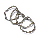 Natural Green Quartz Bead Stretch Bracelets BJEW-K213-47-1