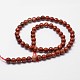 Chapelets de perles en jaspe rouge naturel X-G-D840-50-8mm-2