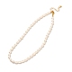 Vintage Natural Pearl Beaded Necklace for Birthday Mother's Day Gift NJEW-JN03680-1