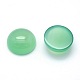 Natural Green Onyx Agate Cabochons G-P393-R43-13mm-2