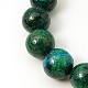 Perles synthétiques chrysocolla brins G-L529-B01-6mm-5