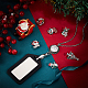 SUNNYCLUE DIY Interchangeable Christmas Office Lanyard ID Badge Holder Necklace Making Kit DIY-SC0022-03-4
