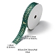 Flat Christmas Theme Polyester Grosgrain Ribbon OCOR-YWC0001-01A-03-4