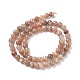 Natural Multi-Moonstone Beads Strands G-I247-14A-1-2