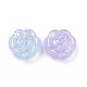 Transparent Frosted Acrylic Beads OACR-P013-40M-2