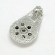 Сплав цинка марки кристалл горный хрусталь слеза оснастки кулон материалы SNAP-M005-05-NR-2