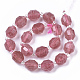 Chapelets de perles aux fraises en quartz naturel G-R462-03-2