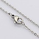 Mixed Styles 304 Stainless Steel Jewelry Sets Pendant Chain Necklaces and Ear Studs SJEW-O018-M-4