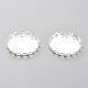 304 Stainless Steel Cabochon Settings STAS-Y001-09C-S-2