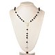 Mashan Jade Perlen Halsketten NJEW-PJN901-6