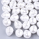 Cuentas de perlas de imitación de plástico abs ecológico OACR-T012-09B-1
