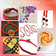 PandaHall Elite 10 Bundles 10 Colors Nylon Chinese Knotting Cord NWIR-PH0002-06B-01-5