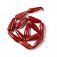Natürliche rote Jaspis Perlen Stränge G-I328-03-3