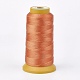 ポリエステル糸  カスタム織りジュエリー作りのために  砂茶色  0.25mm  約700m /ロール NWIR-K023-0.25mm-17-1
