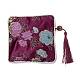 Chinese Brocade Tassel Zipper Jewelry Bag Gift Pouch ABAG-F005-06-2