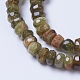 Natürlichen grünen Granat Perlen Stränge G-F568-215-3