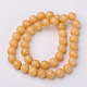 Chapelets de perles en jade Mashan naturel G-K151-10mm-46-2
