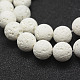 Fili di perle di roccia lavica naturale non cerati X-G-J367-01-6mm-3