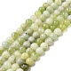 Chapelets de perles en jade naturelle nouvelle G-K340-A01-02-1