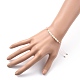 Verstellbare Nylonschnur geflochtenen Perlen Armbänder BJEW-JB05489-01-5