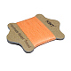 ワックスナイロンコード  砂茶色  0.65mm  約21.87ヤード（20m）/カード YC-E005-0.65mm-05-1