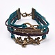 Multi-strand Bracelets BJEW-BB17228-5