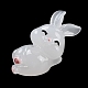 Ornamento di coniglio in resina luminosa DJEW-R011-02A-2