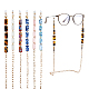 SUPERFINDINGS 6Pcs 6 Style Eyeglasses Chains AJEW-FH0004-16-1