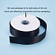 100% Polyester doppelseitige Satinbänder für Geschenkverpackung SRIB-L024-3.8cm-030-3