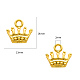 Zinc Alloy Charms PALLOY-YW0001-13G-RS-2