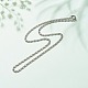 304 Lumachina-Kettenhalskette aus Edelstahl für Frauen NJEW-JN03892-03-2
