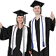 Superfindings Capuche de robe de graduation en polyester 1pc AJEW-FH0003-25B-7