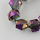 Chapelets de perles en verre électroplaqué EGLA-R069-16x14mm-02-1