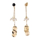 (Jewelry Parties Factory Sale)Tassel Dangle Ear Studs EJEW-JE03751-2