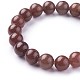 Natural Purple Aventurine Beads Stretch Bracelets BJEW-F380-01-C11-2