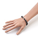 Natural Lava Rock Beads Stretch Bracelets BJEW-JB03850-05-4