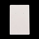 Tarjetas de exhibición de aretes de papel rectangulares CDIS-D007-01A-3